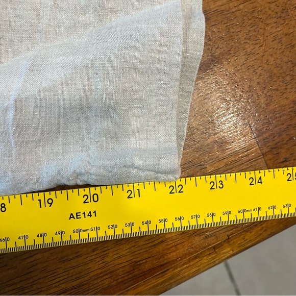 Gap women’s 100% linen tan ivory womens cropped pants size 2 - Picture 5 of 8